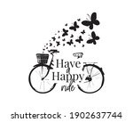 have a happy ride  wall decals  ... | Shutterstock .eps vector #1902637744