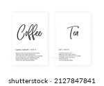 coffee and tea definition ... | Shutterstock .eps vector #2127847841