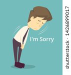 Businessman Sorry  Apologize...