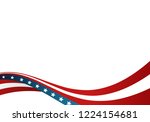 american flag concept | Shutterstock . vector #1224154681