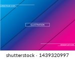geometric background. dynamic... | Shutterstock .eps vector #1439320997