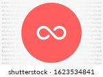 infinity vector icon eps symbol ... | Shutterstock .eps vector #1623534841