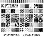 50 simple seamless pattern... | Shutterstock .eps vector #1603159801