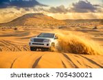 Offroad desert safari in the  Dubai desert