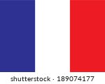 vector of france flag | Shutterstock .eps vector #189074177