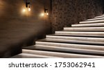 Illuminated Staircase With...
