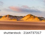 Beach And Sand Dunes Of Formby...
