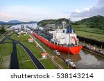 The Panama Canal is an artificial 48-mile (77 km) waterway in Panama that connects the Atlantic Ocean with the Pacific Ocean.