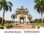 Patuxai Is A War Monument In...