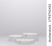 3d rendering of white marble... | Shutterstock . vector #1793741431