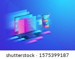 web development  application... | Shutterstock .eps vector #1575399187