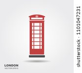 London Telephone Booth Isolated ...