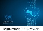 abstract map ot central america ... | Shutterstock .eps vector #2130297644