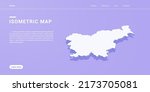 slovenia map of isometric... | Shutterstock .eps vector #2173705081