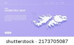 falkland islands map of... | Shutterstock .eps vector #2173705087