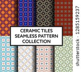 traditional ceramic tiles... | Shutterstock .eps vector #1285159237