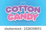 cotton candy editable text...