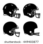 Football Helmet Sport Icon...