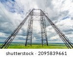 Small photo of Tower transmission or tower power In electrical grids, they are commonly used to operate high voltage transmission lines, which carry most of the elec