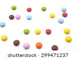 colorful chocolate the... | Shutterstock . vector #299471237