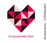valentine's day background... | Shutterstock . vector #1290066367
