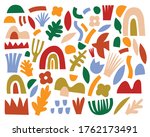 set of colorful simple abstract ... | Shutterstock .eps vector #1762173491