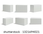 white boxes templates. blank... | Shutterstock .eps vector #1321694021