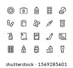 drugs line icon. medicine... | Shutterstock .eps vector #1569285601