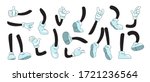 cartoon arms and legs. mascot... | Shutterstock .eps vector #1721236564
