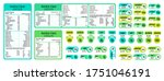 nutrition table. information... | Shutterstock .eps vector #1751046191