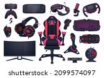 game accessories. professional... | Shutterstock .eps vector #2099574097