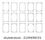 decorative frames. abstract... | Shutterstock .eps vector #2139698151
