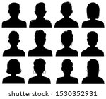 silhouette heads. male and... | Shutterstock .eps vector #1530352931