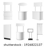 realistic promotional stands.... | Shutterstock .eps vector #1926822137