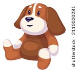 Plush Dog. Soft Stuffed Animal. ...