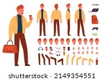 cartoon male character kit. man ... | Shutterstock .eps vector #2149354551