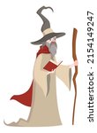 old wizard character. medieval... | Shutterstock .eps vector #2154149247