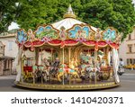 Colorful Carousel Attraction...