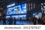 Small photo of Las Vegas, NV 1-12-2024: Samsung booth during CES. The multinational company produces electronic devices including smartphones, TVs, and household appliances. Samsung is based in Suwon, South Korea.