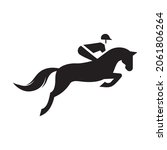 Silhouette Equestrian Symbol....
