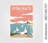 Fistral Beach Vintage Poster...