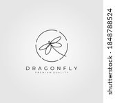 Dragonflies Logo Outline Vector ...