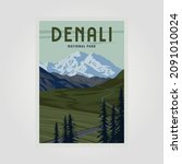 Denali National Park Vintage...