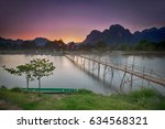 Nam Song River  Vang Vieng  Laos