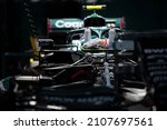 Small photo of JEDDAH, SAUDI ARABIA - December 02, 2021: Sebastian Vettel, from Germany competes for Aston Martin F1 Team at round 21 of the 2021 FIA Formula 1 championship at the Jeddah Corniche Circuit.