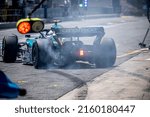Small photo of MONTMELO, SPAIN - March 21, 2022: Sebastian Vettel, from Germany competes for Aston Martin F1 Team. Qualifying, round 06 of the 2022 F1 championship.