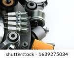 new car parts on white... | Shutterstock . vector #1639275034