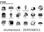 food icon for website ... | Shutterstock .eps vector #2039248211
