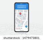 map gps navigation app ux ui... | Shutterstock .eps vector #1479473801