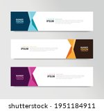 vector abstract banner design... | Shutterstock .eps vector #1951184911